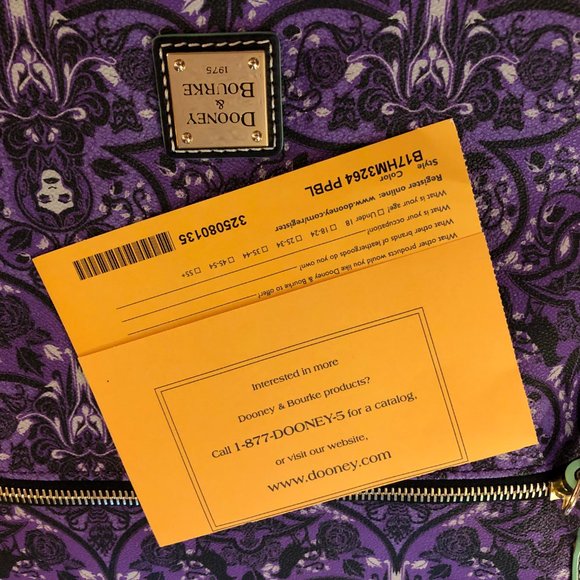Haunted Mansion Madame Leota Bag Dooney & Bourke First Generation Immaculate - Picture 6 of 6